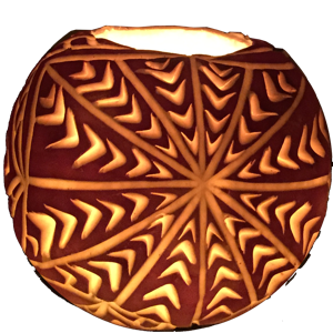Beleuchtete Räbe